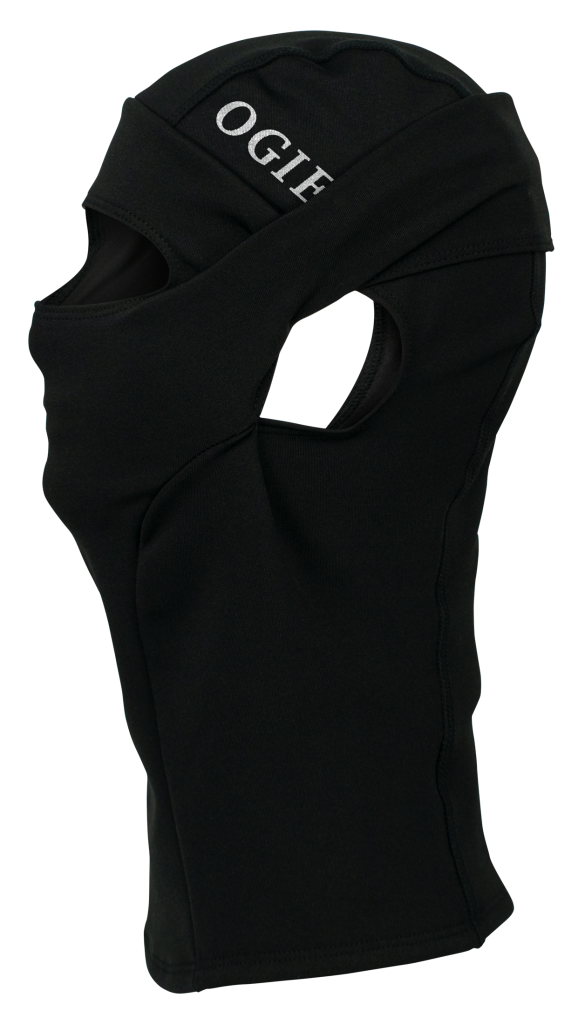 Mask with ears exposed