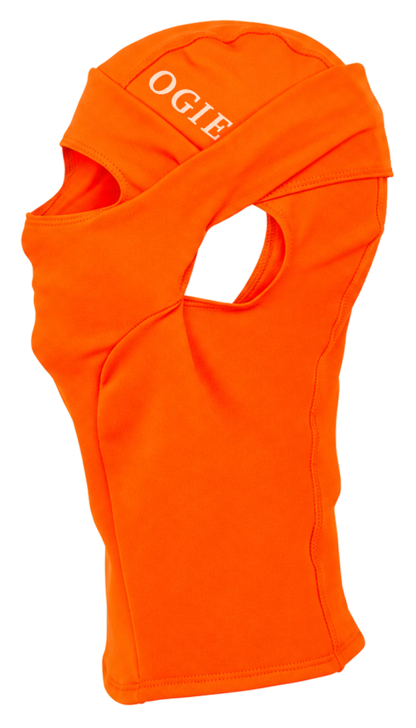 Mask with ears exposed